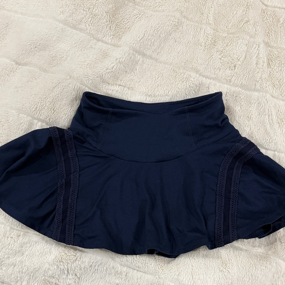 Elegant Navy Blue Women's Skirt